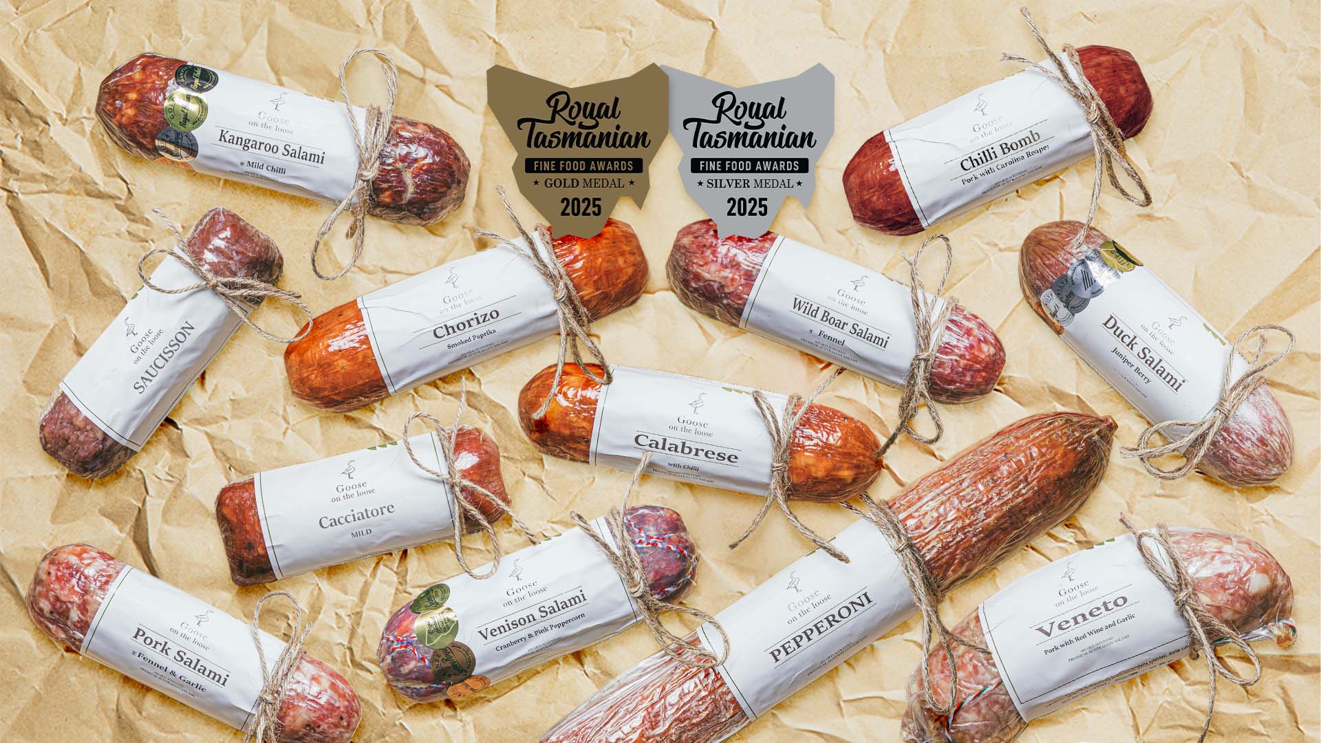 Goose on the Loose Celebrates Multiple Wins at the Royal Tasmanian Fine Food Awards 2025
