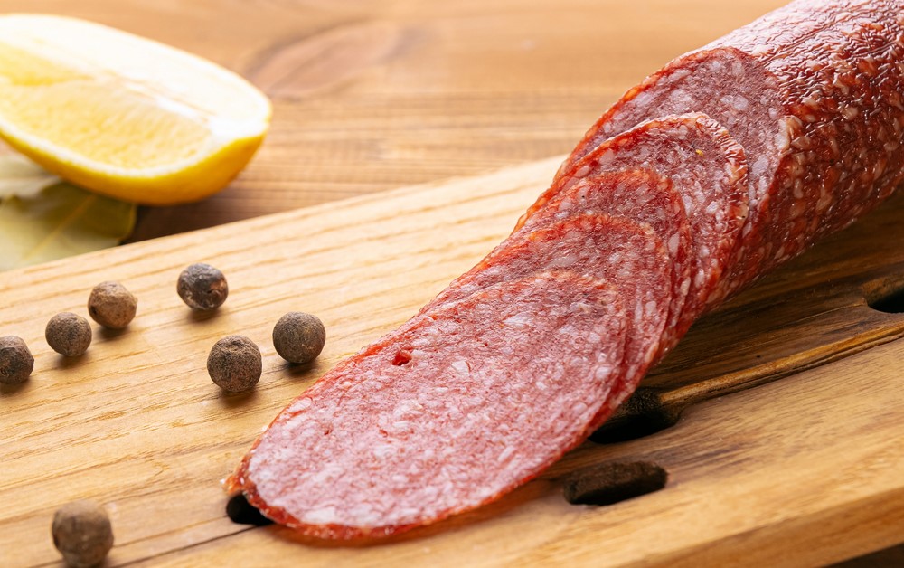 Lemon-Pepper Salami Bites