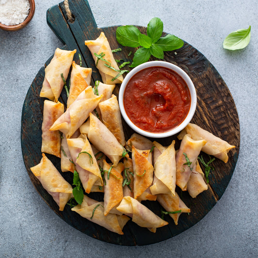Baked Salami Mozzarella Bites