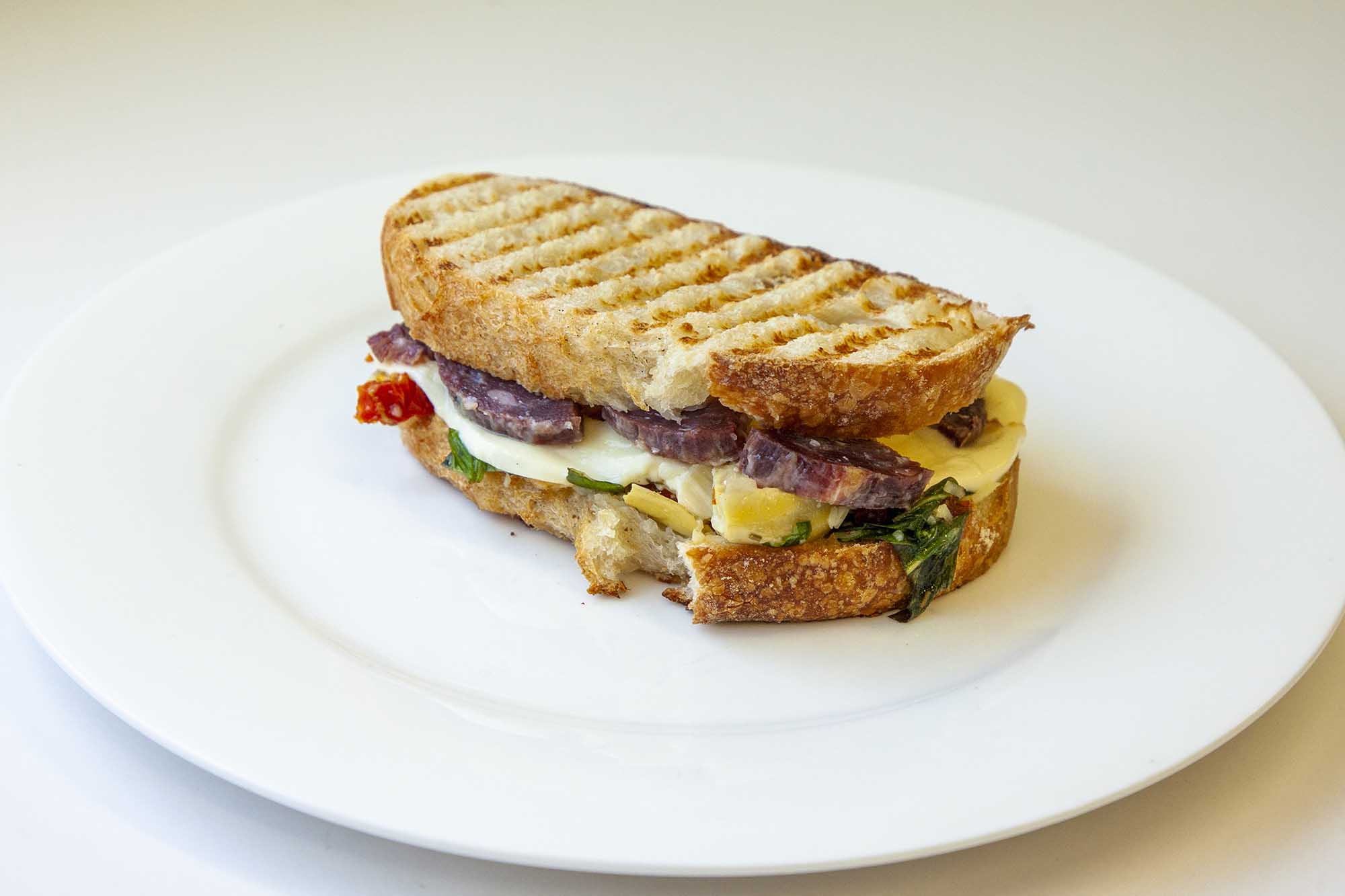 Recipe: Artichoke, Sundried Tomato and Salami Toastie