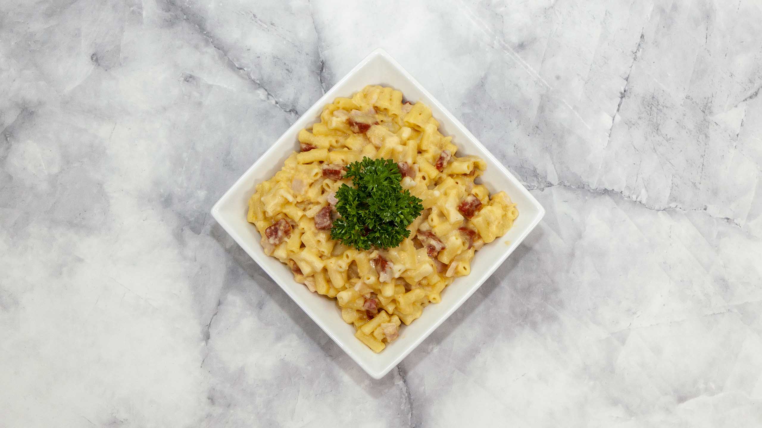 Recipe: Macaroni and Cheese with Chorizo and Bacon