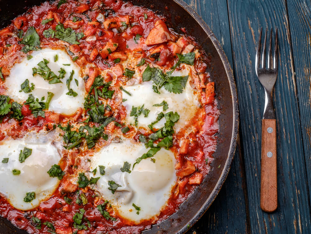 Shakshuka with Goose on the Loose Chorizo